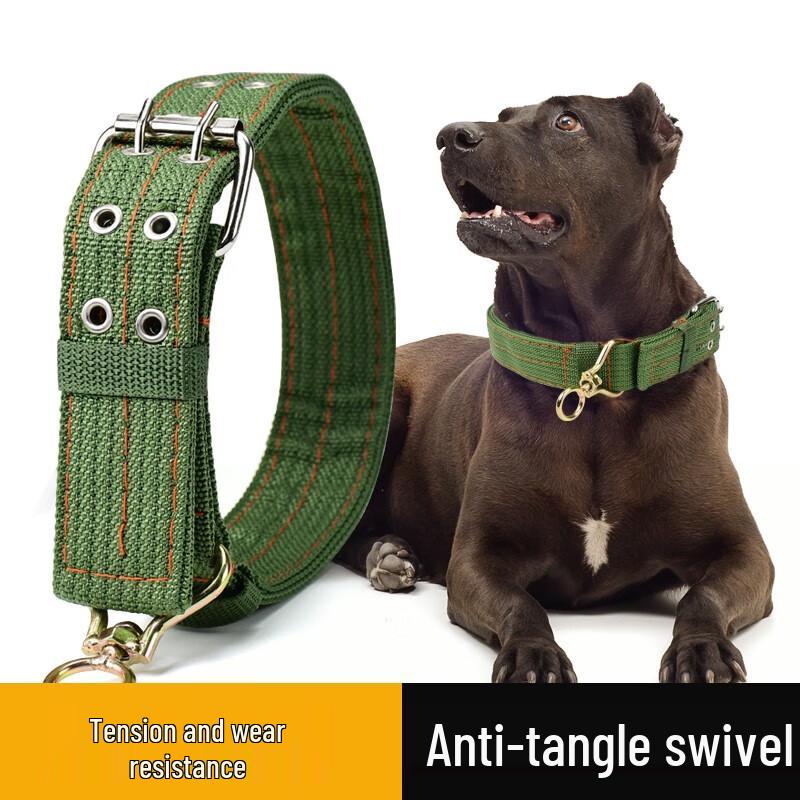 Jiashigao Adjustable Canvas Dog Collar