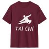 Tai Chi Unisexs T Shirts Fashion Tee Shirt Short Sleeve Round Neck TShirt Cotton Summer Clothing