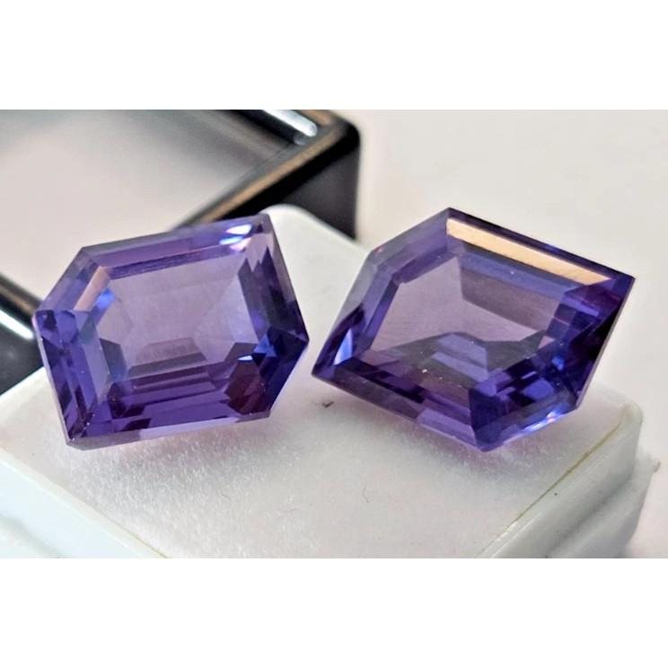 Color Change Alexandrite 26-27 Ct Fancy Cut Certified Stunning Loose Gemstone