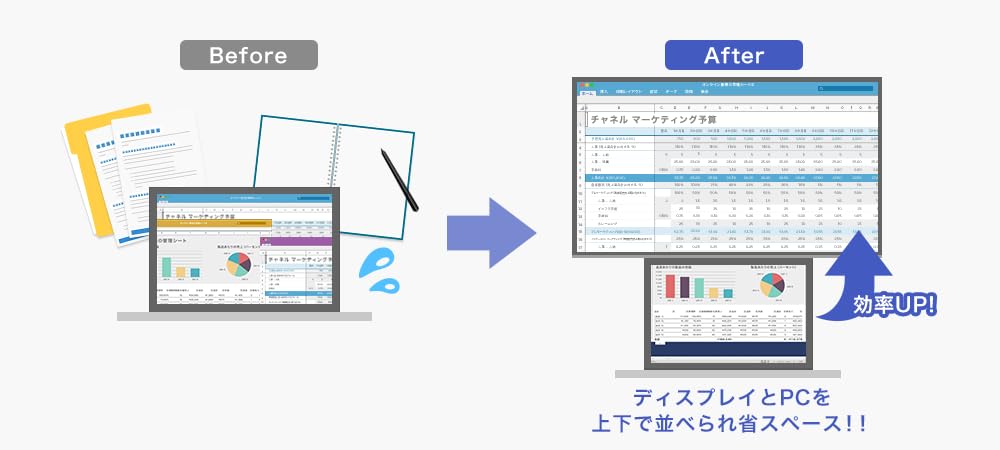 DATA Freestyle Stand USB LCD Display Series I-O & Type-C 23.8-inch LCD-C241D-F LCD-C241DB-F