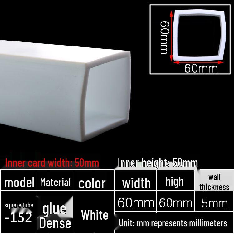 High-Temperature Resistant Silicone Square Tubing: Durable, Customizable, Aging-Resistant Rubber Sheath and Hollow Sealing Strip.