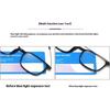10pcs Square Reading Glasses Women Men Black Blue Grey Purple Anti Blue Light Polycarbonate Lens