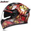 Dual Lens Motorcycle Helmet Off-Road ATV Scooter Riding Full Face Safety Women Men Adult ABS Material