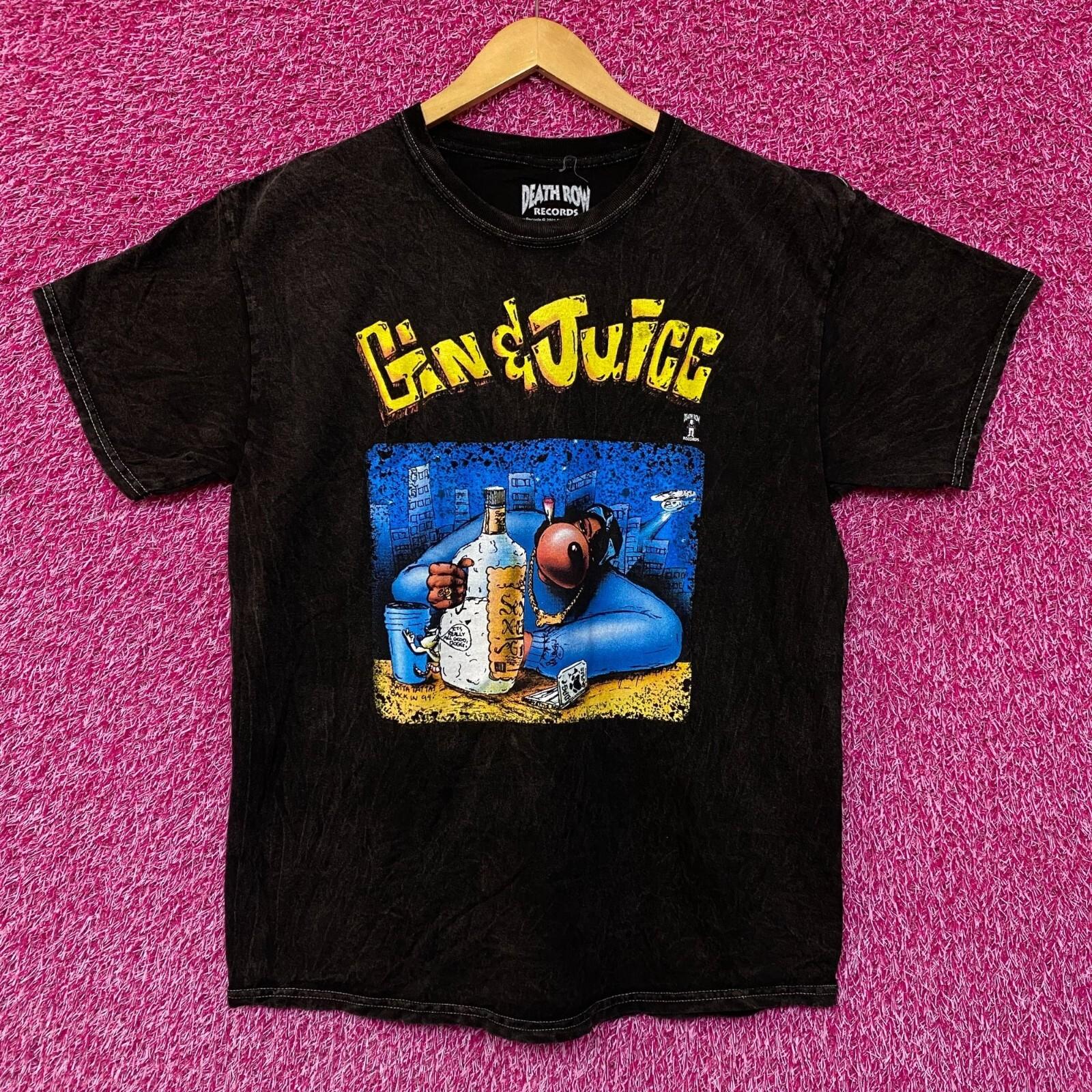 Death Row Records Snoop Doggy Dogg Gin  Juice Rap Tee ML S