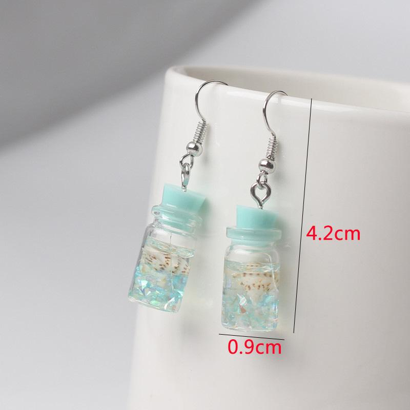New Blue Color Geometric Earrings for Women Bohemian Flower Butterfly Pendants Female Dangle Earrings 2024 aretes de mujer