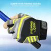Ice Silk Fishing Gloves Breathable 3 Finger Glove New Three Finger Cut Gloves  Fish Equipment