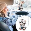 10Pcs Lovely Realistic Acrylic Cats Pendant Charm Keychain Hanging Ornaments for Cats Lover Backpack Car Mirrored Decors