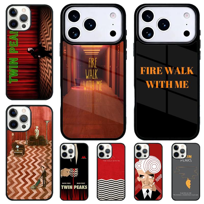 TWIN PEAKS fire walk with me Shockproof Phone Case for iPhone 17 Air 16e 15 11 12 14 13 Pro Max Cover Coque