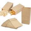 Foraineam 300 Pack Mini Kraft Paper Bags 3.5 X 2 X 6.7 Inch Durable Brown Paper Snack Bag Small Cookie Party Favor Bags