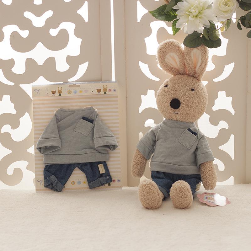 

Рождественский мультяшный принц кролик плюшевая кукла одежда наряд подарок 30cm (with Cardboard) 0.05kg