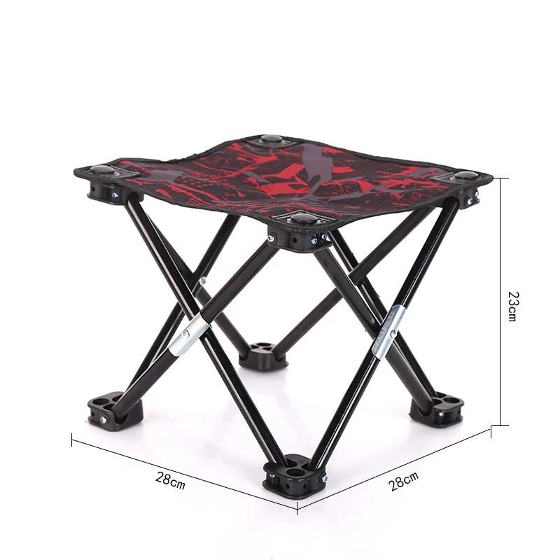 Outdoor Portable Metal Folding Chair Ultralight Fishing Picnic Stool Beach Chair Camping Gear Leisure Chairs.