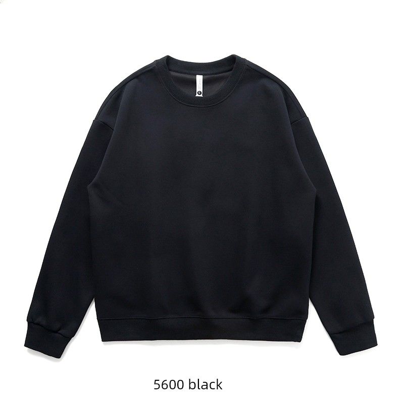 American Retro Trendy All-Matching Hoodie Male 2024 New Spring and Autumn round-Neck Non-Hoodie Export Men Casual Jacket