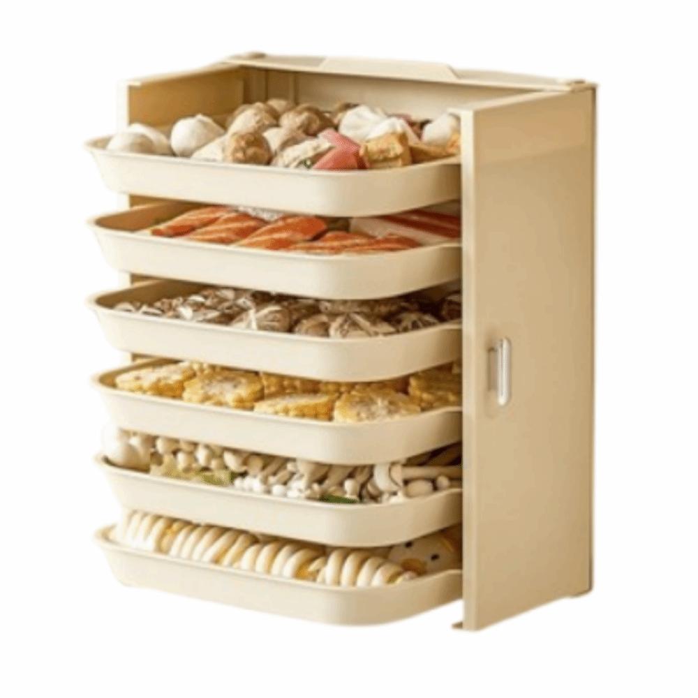 Creative Dish Preparation Rack Foldable Kitchen Organizer Shelf  Household