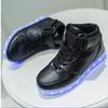 LED Light-Up High-Top Shoes, Casual Sports Sneakers for Boys and Girls