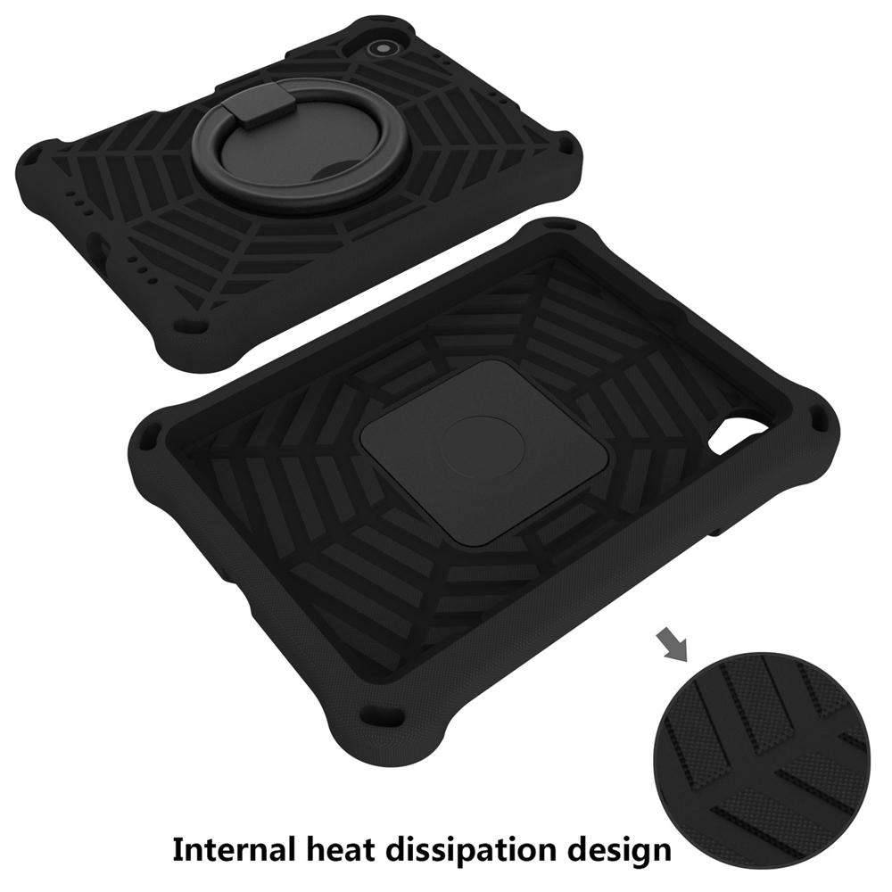 For Apple iPad mini 6 7 6th Gen 2021 2024 A17 Pro A2567 A2568 A2993 A2996 Case EVA Kids Safe Pull Ring Shockproof Shoulder Strap Stand Tablet Cover