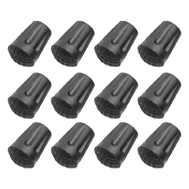 12er-Pack Wanderstockschützer Kappen Spitze Wanderstockspitzen Körbe Gehstockspitzen Schützer Wanderstock Zubehör