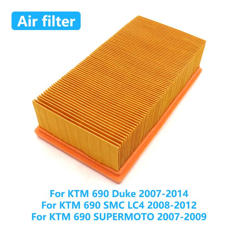 For KTM 690 Duke 2007-2014 690 SMC LC4 2008-2012 690 SUPERMOTO 2007-2009 Motorcycle Engine Air Intake Filter Cleaner Element