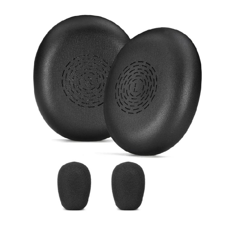 

Breathable Ear Pad Elasticity Mic Foam For Evolve2 65flex Headphones Earmuff Ideal For Gamers Music Lovers Office Use 1 чёрный