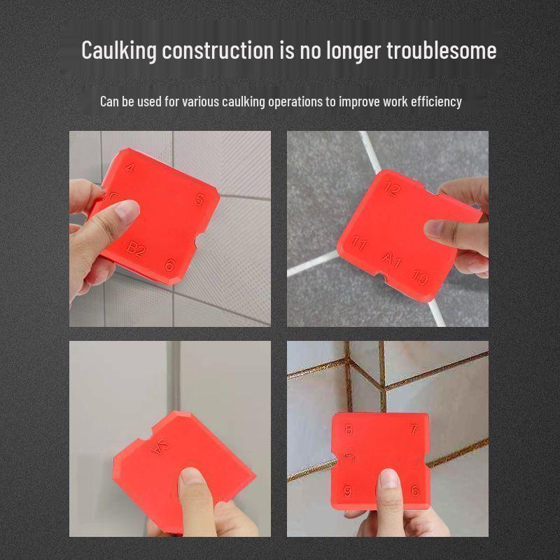 Versatile 4-Piece Adhesive Scraper Set for Glue, Glass, Silicone, and Caulking High-quality scraper, flexible and safe, 1-piece