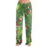 Women  Winter Print Pants Full Length Long Trousers Sports Pants