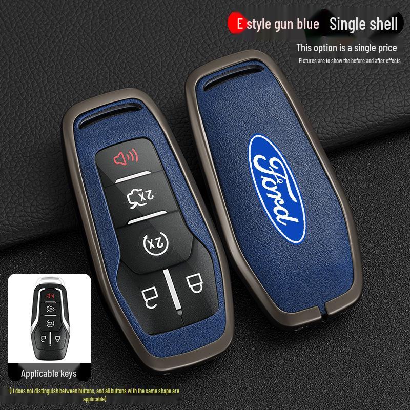 Ford Taurus Key Case for 2015-2017 Explorer Mustang - Metal Shell with Buckle