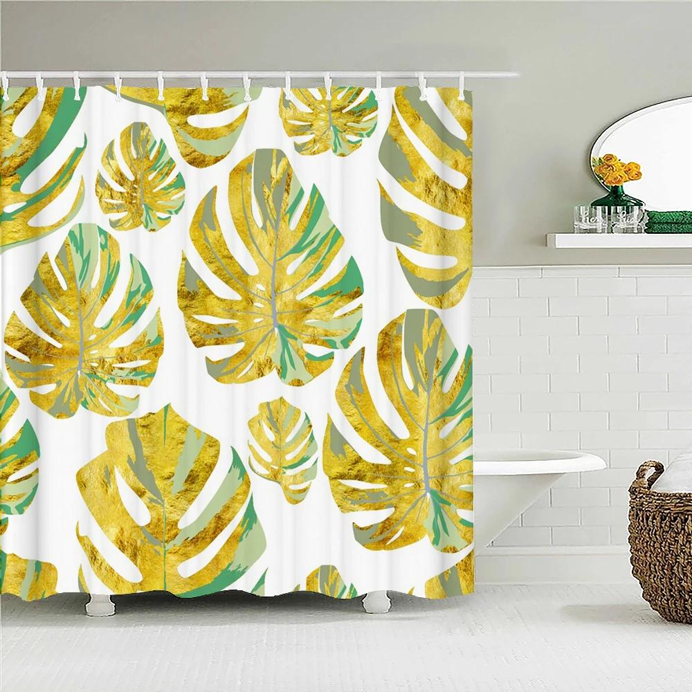 Beautiful Butterfly 3D Shower Curtains With Hooks Waterproof Fabric Flowers Printed Bathroom Curtain 180X180 Bathtub Screen