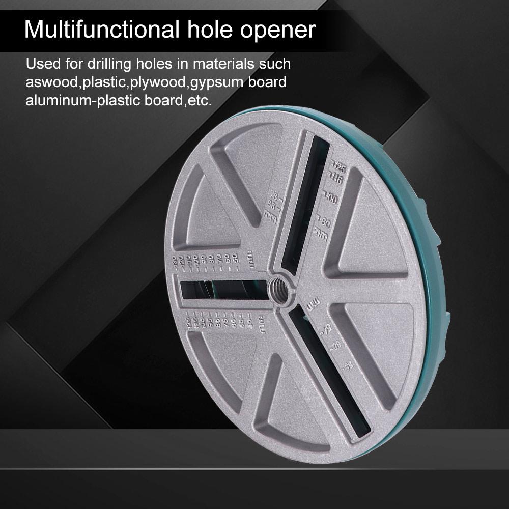 45-130mm Adjustable Hole Opener Efficient Punch Hole Driller Round Hole Saw  DIY Projects