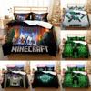 Minecraft Bedding Set With Cotton Fabric And Active Dye For 20m Bed Decor Gift