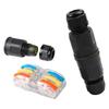 Waterproof Cable Connector Quick Connection 2/3 Pin Electrical Terminal Adapter Wire Connector  For Outdoor Use