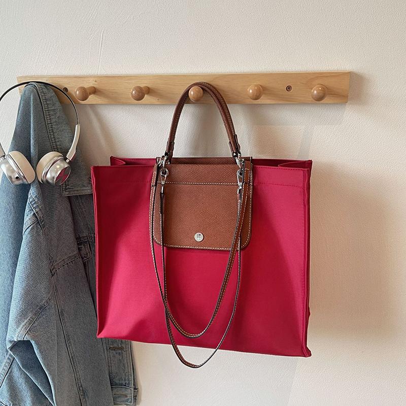 Women Canvas Shoulder Bag Large Capacity Ladies Shopping Bags Simple Handbag Vacation Tote Casual Book Bag AVE