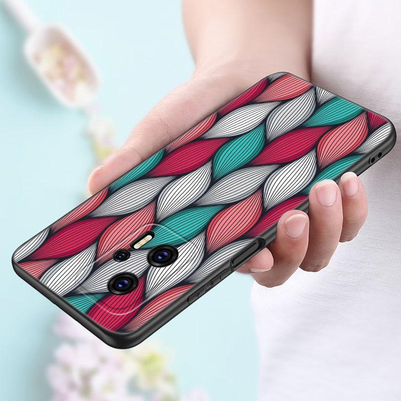 Ästhetische Afrikanische Wachsstoff Handyhülle Für Xiaomi POCO F2 F3 M2 M3 M4 X3 X4 Pro NFC F4 GT 5G F1 X2 C3 C31 C40 M5S Schwarze Hülle