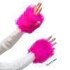 Faux Furs Wrist Cuffs Oversleeve Wrist for Wool Coat Jackets Arm Warmer Sleeve