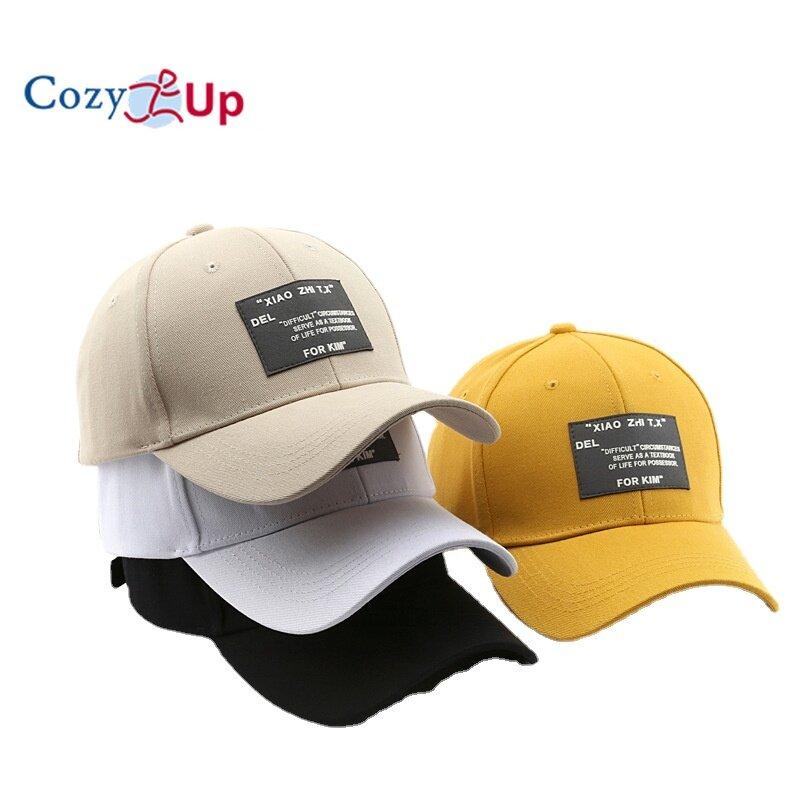 

Cozy Up Унисекс Бейсболка Солнцезащитный крем Солнцезащитный козырек Патч Брим Хлопок