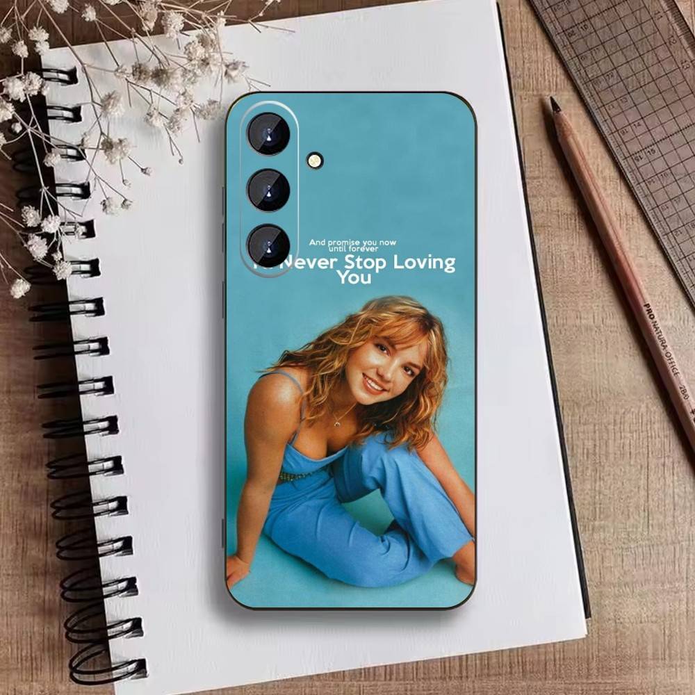 J-Singer B-Britney Spears Phone Case For Samsung Galaxy A73,21,22,32,71,53,52,51,80,5G Soft Black Cover