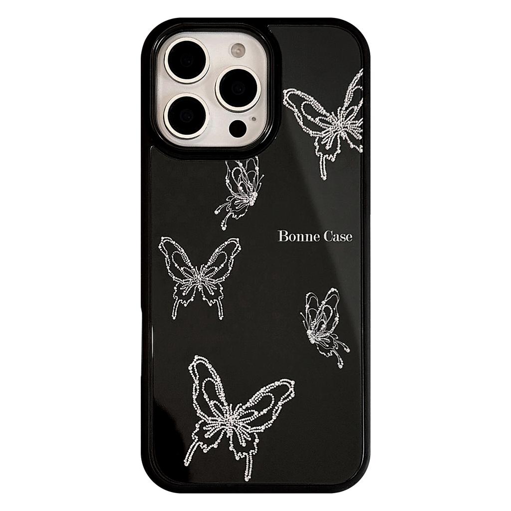 Gilt Ins Butterfly for IPhone17 for Apple 15promax Phone Case 13/14 Glass 12 for 16plus Hard