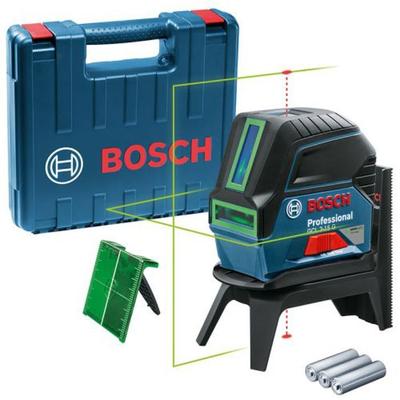 Bosch Professional GCL 2-15 G Line Laser Range 15 M + Rotating Mount RM1 + Fixed Mount BM3 - 0601066J00
