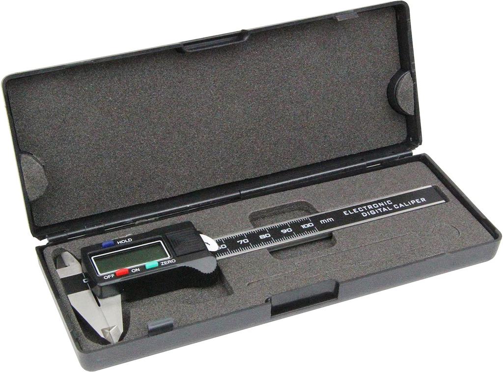 SK11 Messwerkzeug Digitaler Messschieber Maximale Messung 100 mm Mit Nullsetzfunktion Aufbewahrungskoffer inklusive Tiefe x Höhe 18 x Breite (SK11) SDV-100