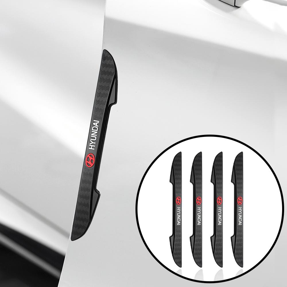 4Pcs Car Accessories Auto Door Anti-collision Bumper Protector Sticker For Hyundai I10 I30 I40 IX20 IX35 Tucson Solaris Accent MM16