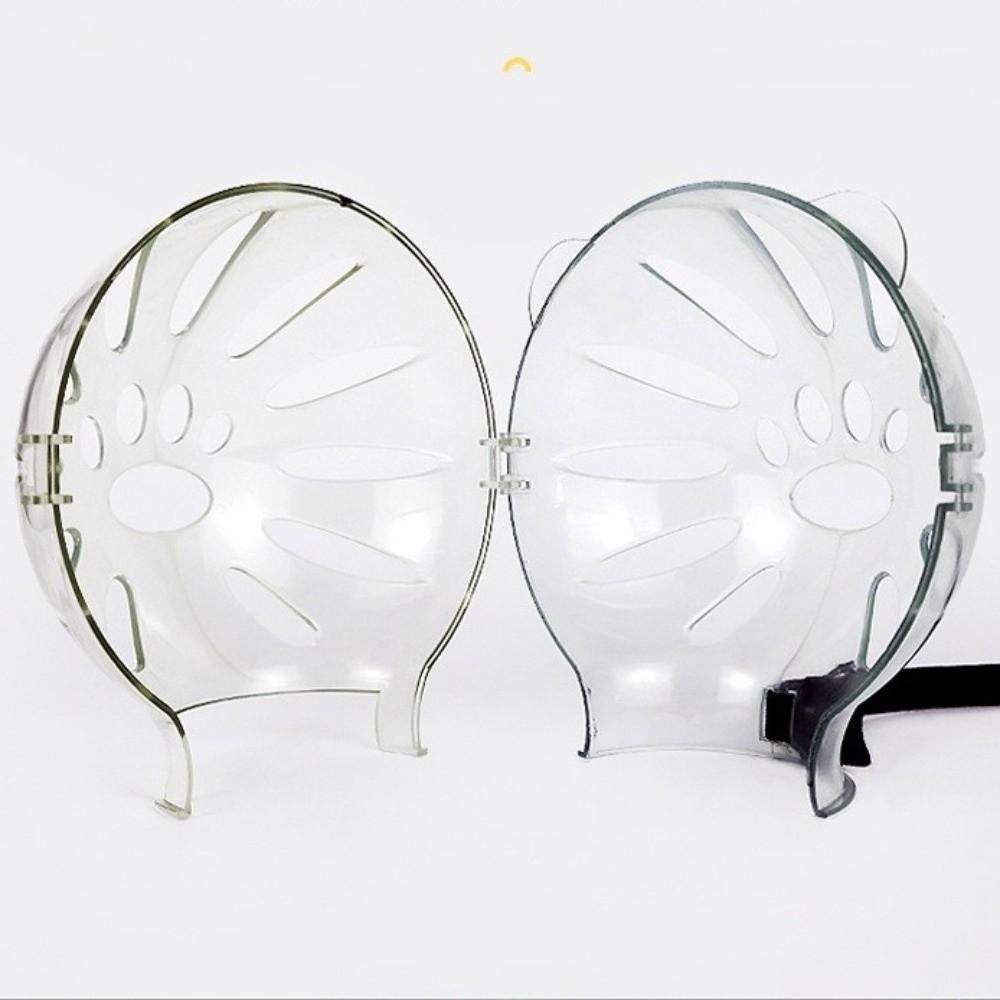 Ball-shaped Pet Space Hood Sturdy Pet Protective Helmet Grooming Help Anti-bite Mask  Trim Nails