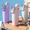 800Ml Nonrust Steel Vacuum Water Bottle With Leak Proof Seal And Ergonomic Handle For Travel Hydrations