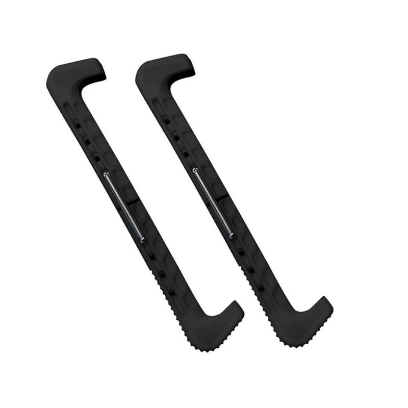 

Чохли для лезів фігурних ковзанів для хокею з шайбою Захист для катання на льоду Регульований захист для ковзанів Протектор Еластичний захист для лезів ковзанів для льоду чорний