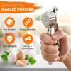 D2 High Efficiency Garlic Press Heavy Duty Garlic Mincer Easy To Squeeze and Clean Rust Proof and Dishwasher Safe Ginger Crusher