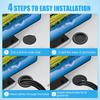 2/4Pcs Desk Cable Wire Grommet 60/80mm Desk Grommet Round Desk Cable Hole Cover Plastic Cable Wire Grommet Table Wire Organizer