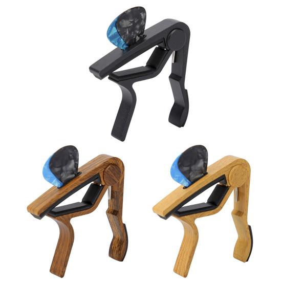 Guitar Capo High Strength One-Handed Operation Easy To Use Acoustic Guitar String Steel Ukulele Capo Guitar Picks