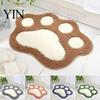 Soft Absorbent Floor Mat Cat Paw Bath Mat, Non-Slip Fluffy Rug, Anti-slip Shower Washable Cute Area Rug for Entrance Bathroom Bedroom Non-slip