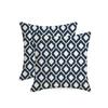 Home Geometric Stripes Graphic Simple Outdoor Waterproof Linen Pillowcase Sofa Chair Cushion