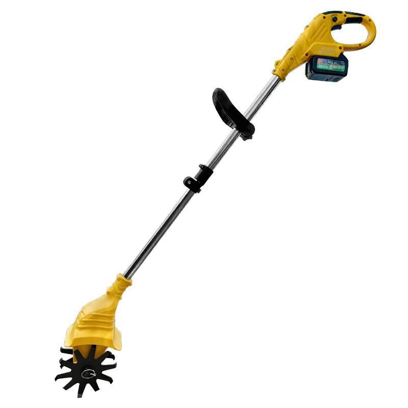 Cordless Electric Soil Loosening Machine Small Portable Agricultural Rotary Tiller Garden Folding Telescopic Loose Soil Wheel