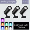 Track Light LED RGB Color Set Stage Lighting Fixture Lamps 220V Rail Ceiling Spot Led Disco Lights Decoration Bedroom Track Lamp