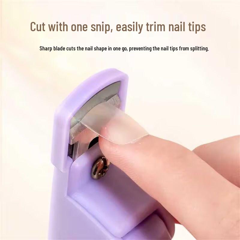 Nail Art U-Shaped Cut Extension Scissors for French UV Gel Crystal Nails