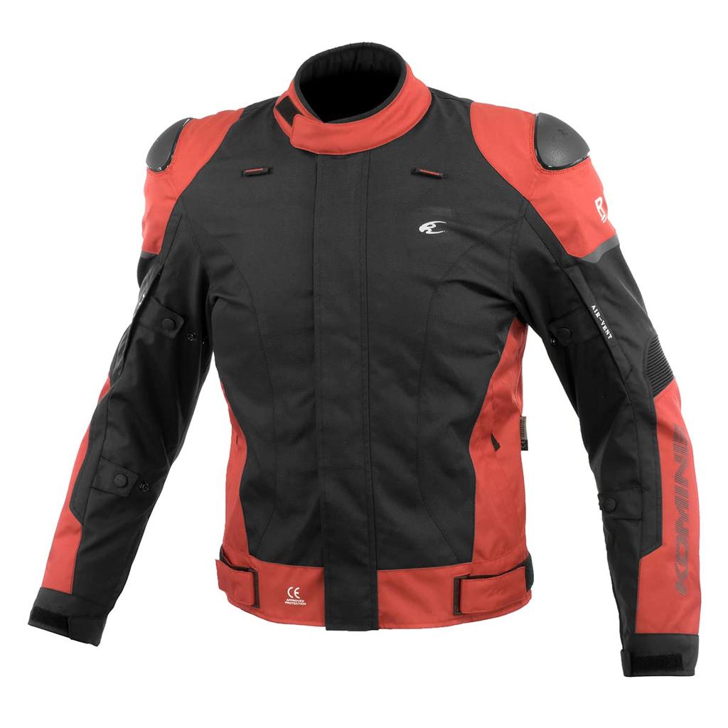 Komine Motorcycle Jacket Protect R Spec System Jacket Red L JK-624